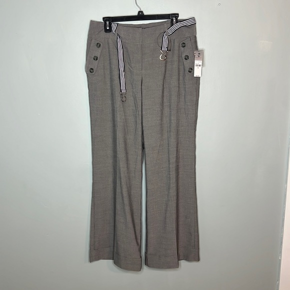 Worthington Pants - NWT Dead Stock Worthington Modern Fit Dress Pants With Wide Leg & Belt- 12